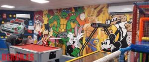Graffitis Arale Tortugas Ninja Mortadelo Mickey Musculman Buggs Bunny Pokemon Filemon Pantera Rosa 300x100000